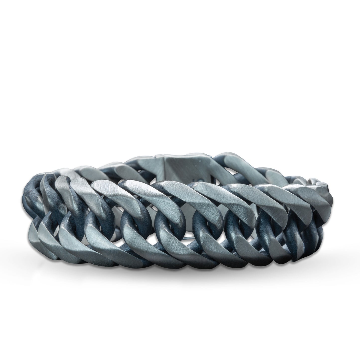 925 Silver Men 22MM Heavy Curb Chain Biker Bracelet