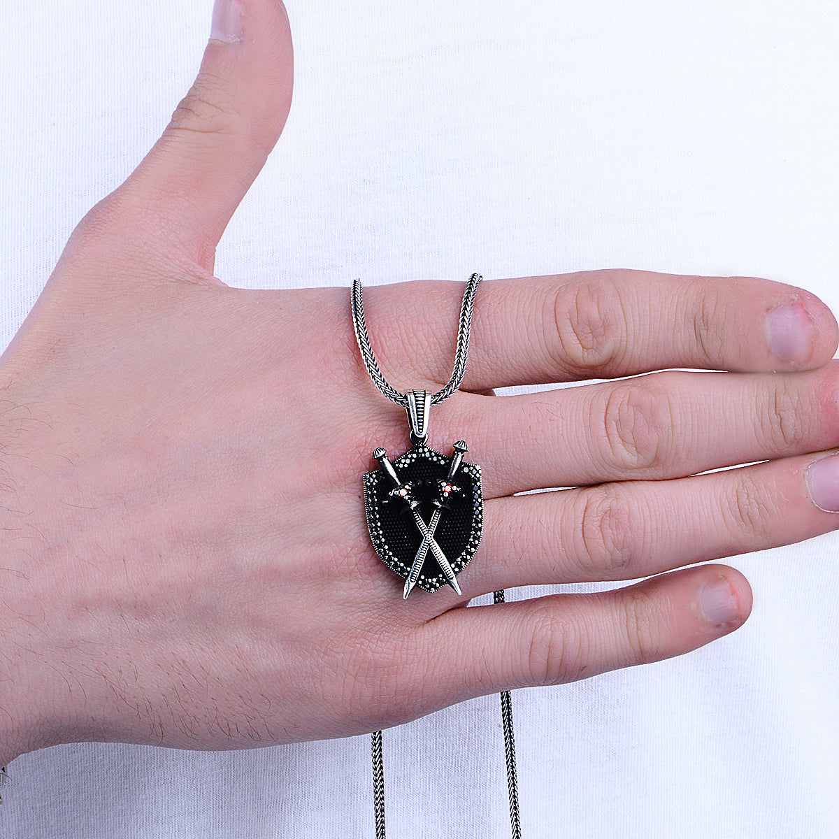 Silver Handmade Sword Necklace