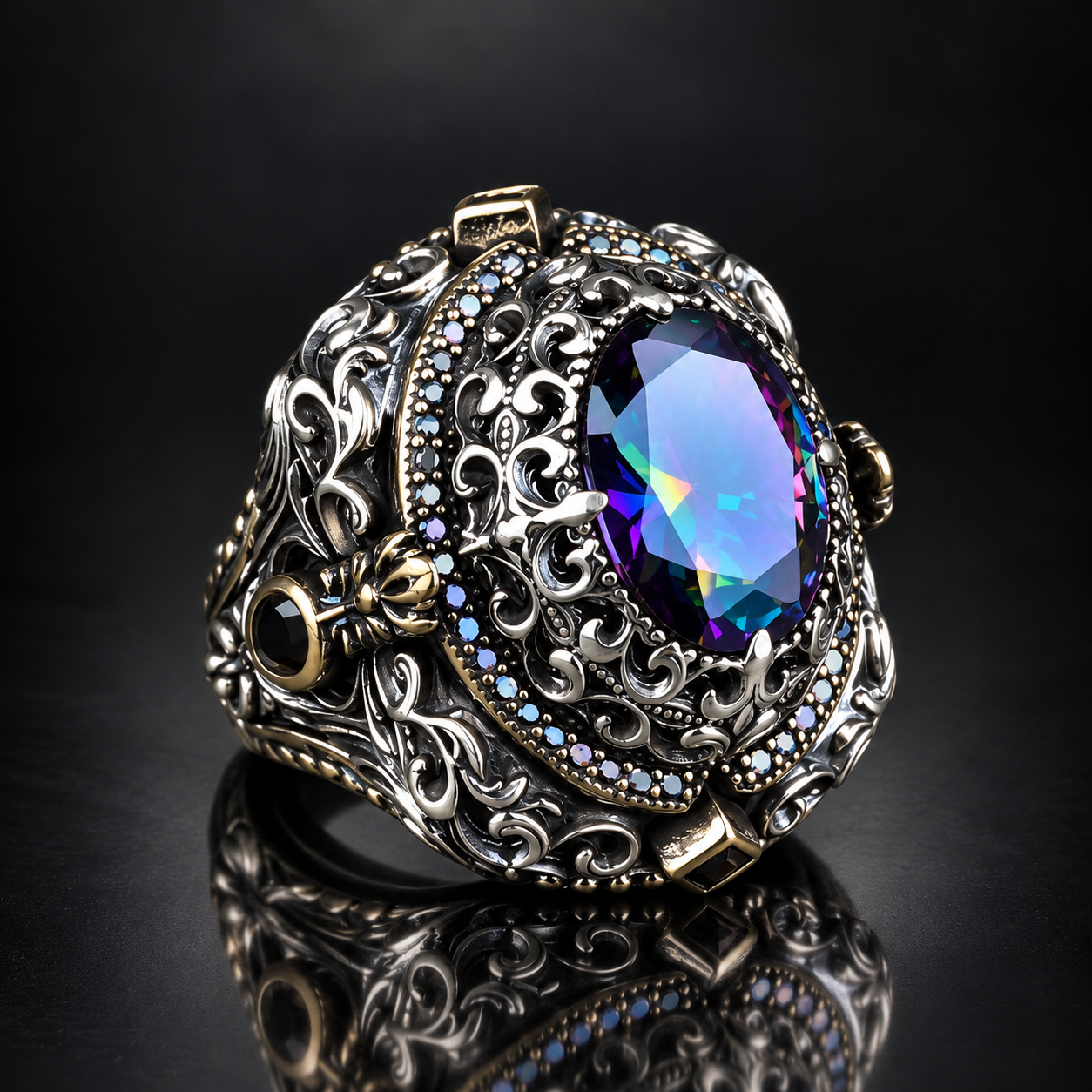 Translation missing: en.Mystic Topaz Ring: Mystic Topaz Ring