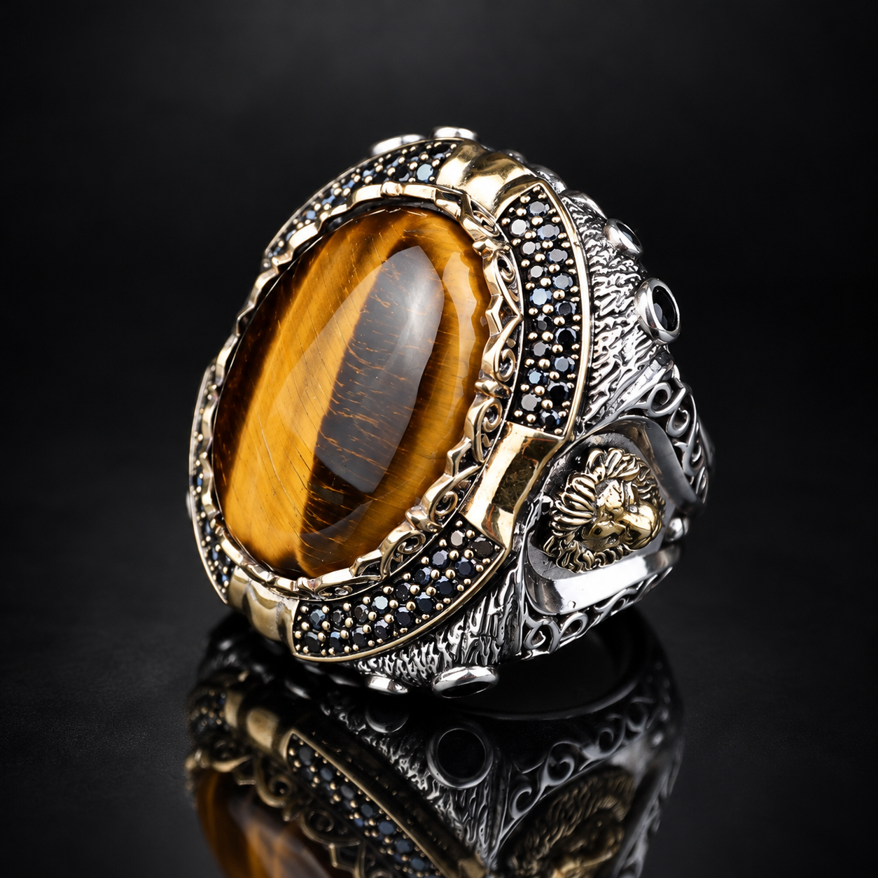 Translation missing: en.Tiger Eye Ring: Tiger Eye Ring