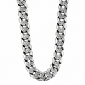 925 Sterling Silver 10mm Cuban Curb Chain Necklace for Men