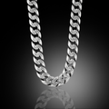 925 Sterling Silver 10mm Cuban Curb Chain Necklace for Men