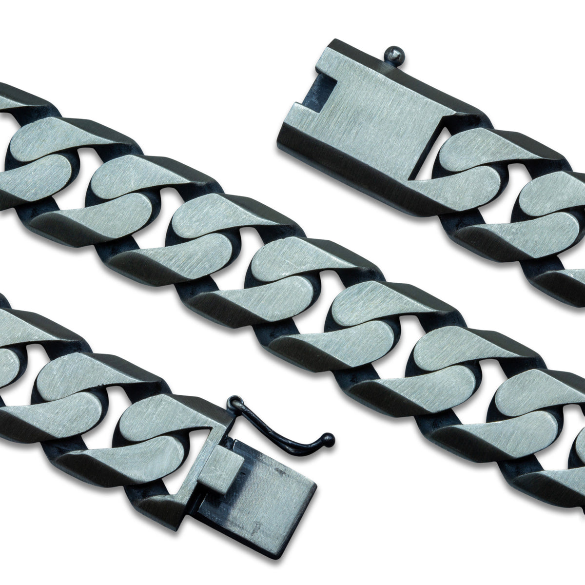 925 Solid Silver 20MM Heavy Curb Chain Gourmet Bracelet