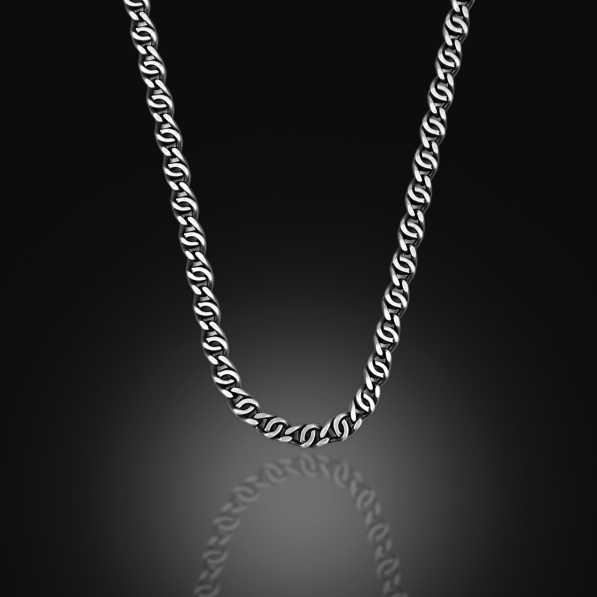 925 Sterling Silver 5mm Cuban Link Chain Necklace for Men