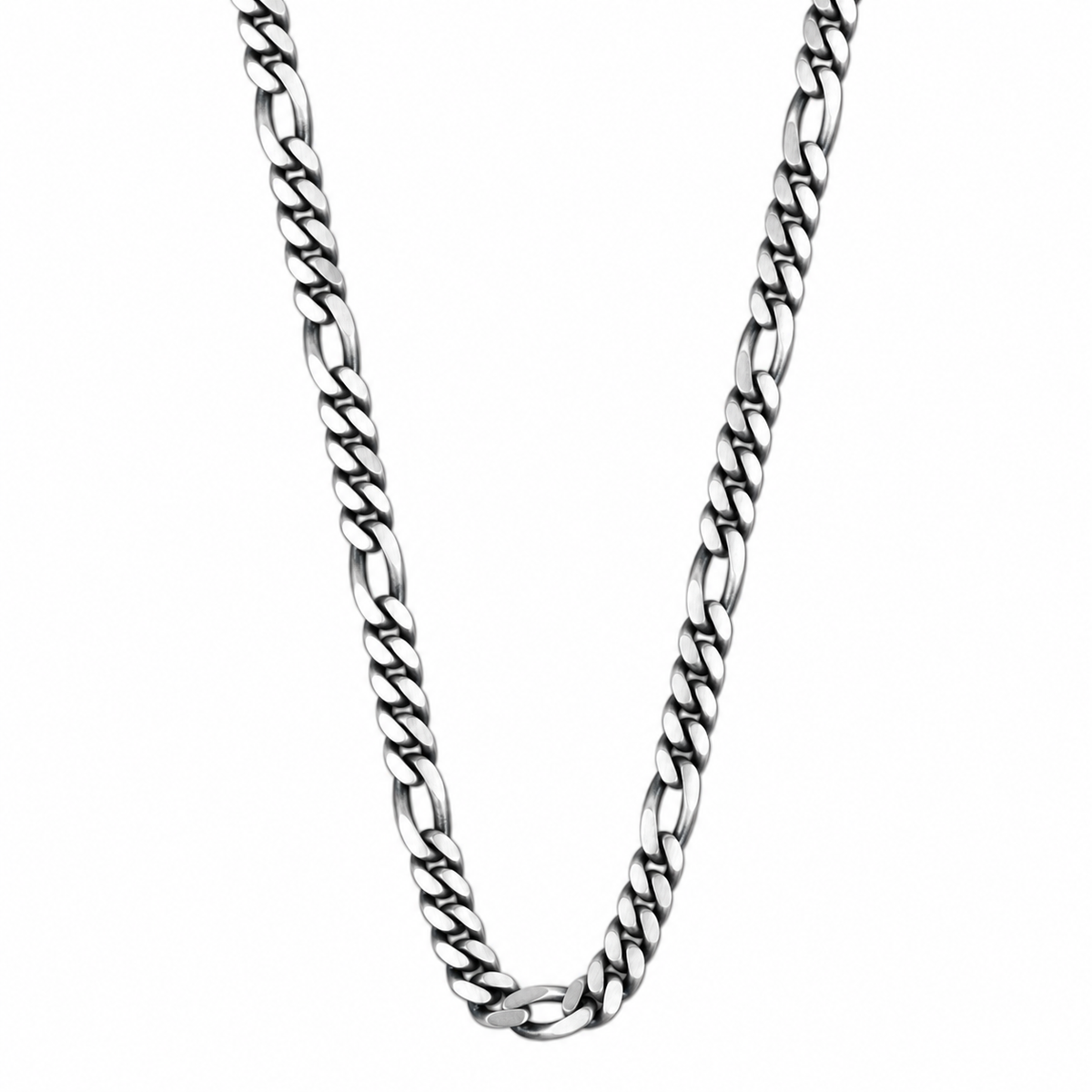925 Sterling Silver 4mm Curb Chain Necklace for Men