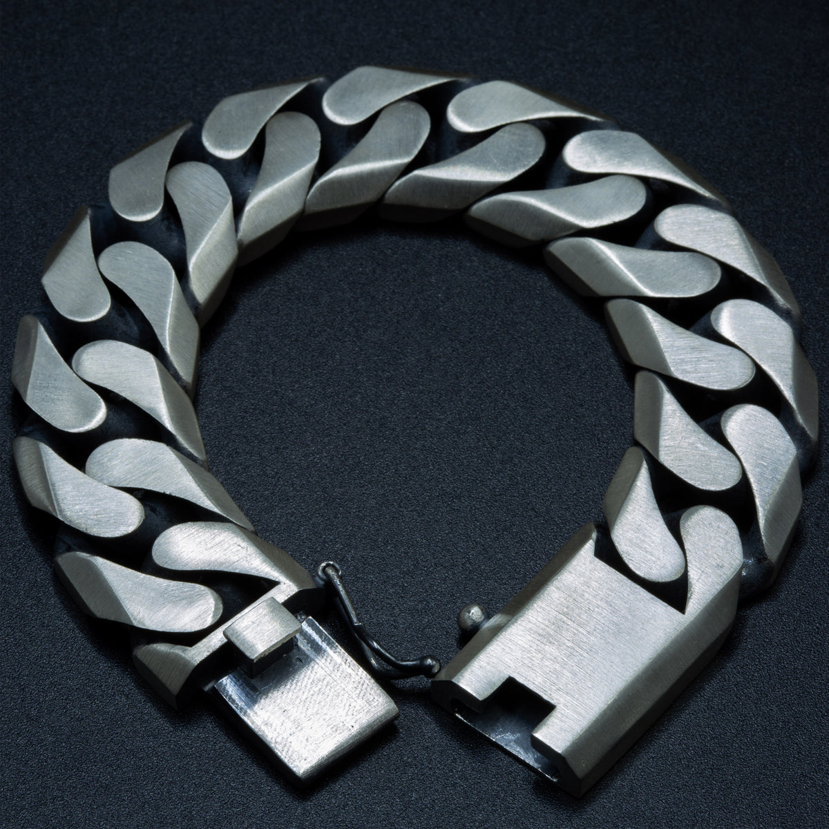 925 Solid Silver 20MM Heavy Curb Chain Gourmet Bracelet