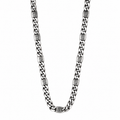 925 Sterling Silver Byzantine Chain Necklace for Men