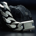 925 Solid Silver 20MM Heavy Curb Chain Gourmet Bracelet