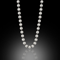 925 Sterling Silver 5mm Oxidized Ball Chain Necklace for Men