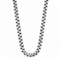 925 Sterling Silver 5mm Greek Meander Chain Necklace