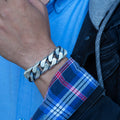 925 Solid Silver 20MM Heavy Curb Chain Gourmet Bracelet