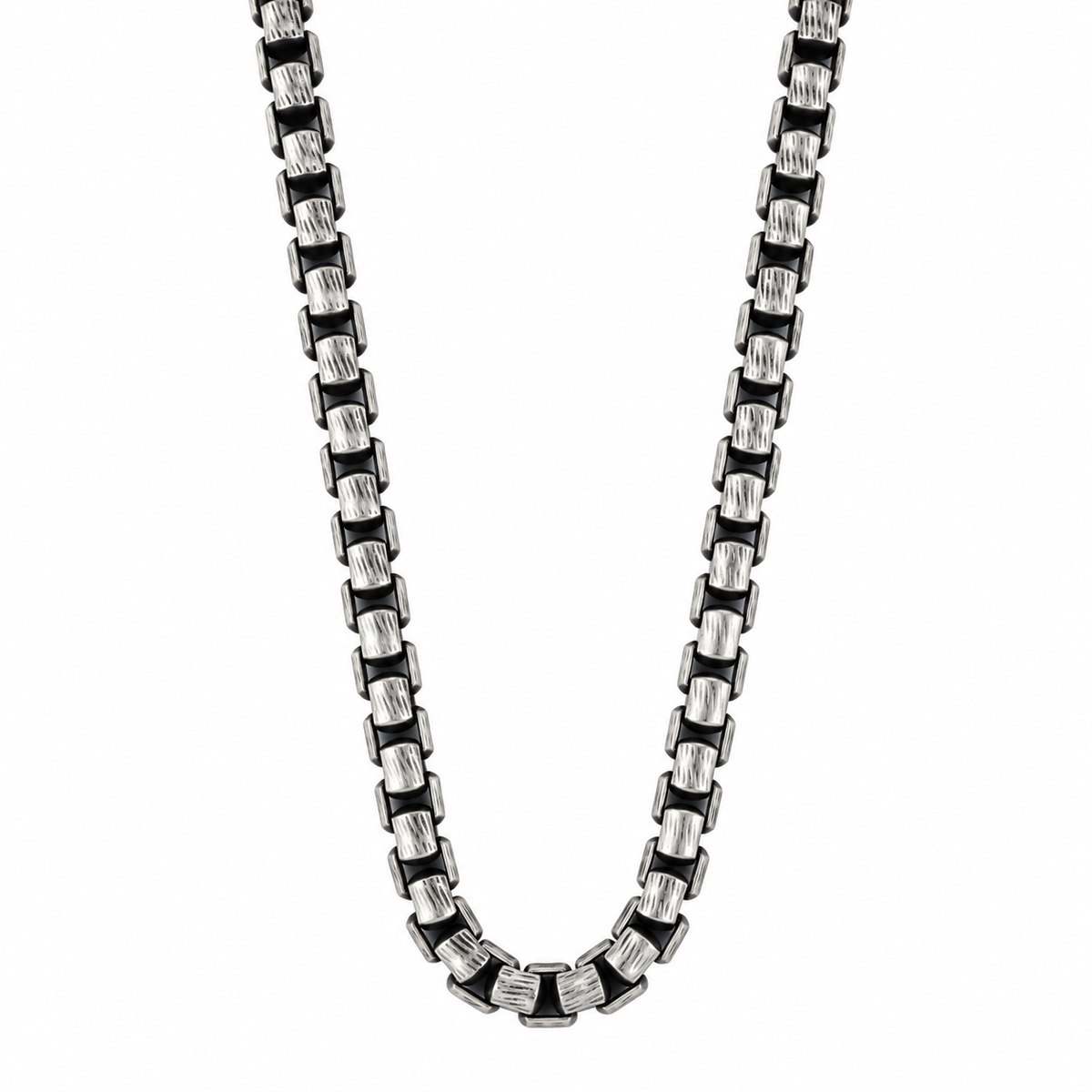 925 Sterling Silver 5mm Box Chain Necklace for Men