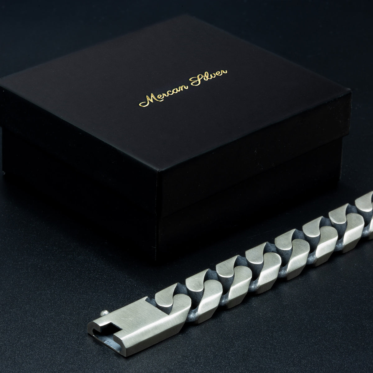 925 Solid Silver 20MM Heavy Curb Chain Gourmet Bracelet