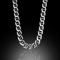 925 Sterling Silver 8mm Cuban Link Chain Necklace for Men