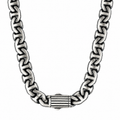925 Sterling Silver 10mm Anchor Curb Chain Necklace for Men