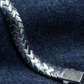 Men Silver Handmade Elegant 10mm Snake Chain Bracelet