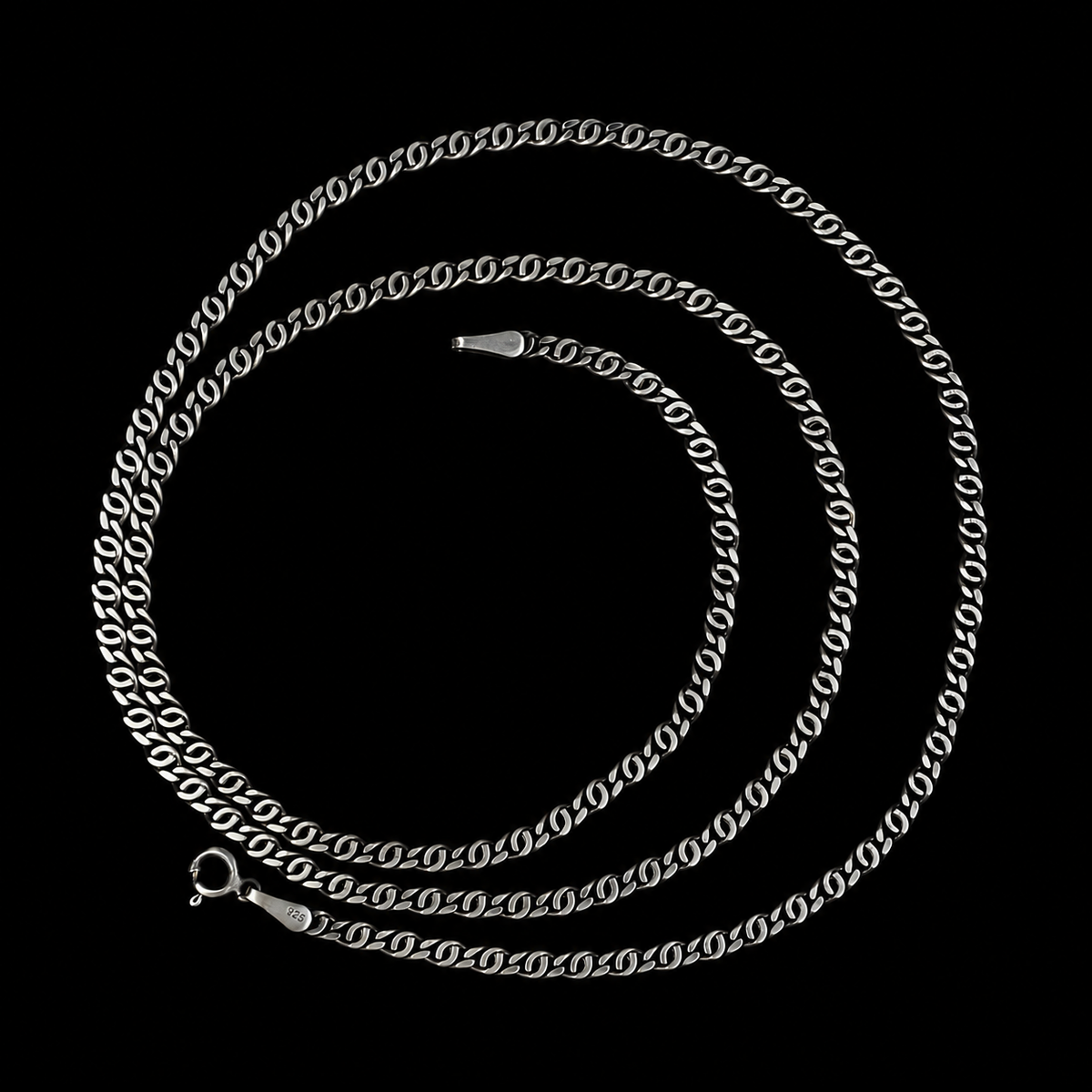 925 Sterling Silver 5mm Cuban Link Chain Necklace for Men