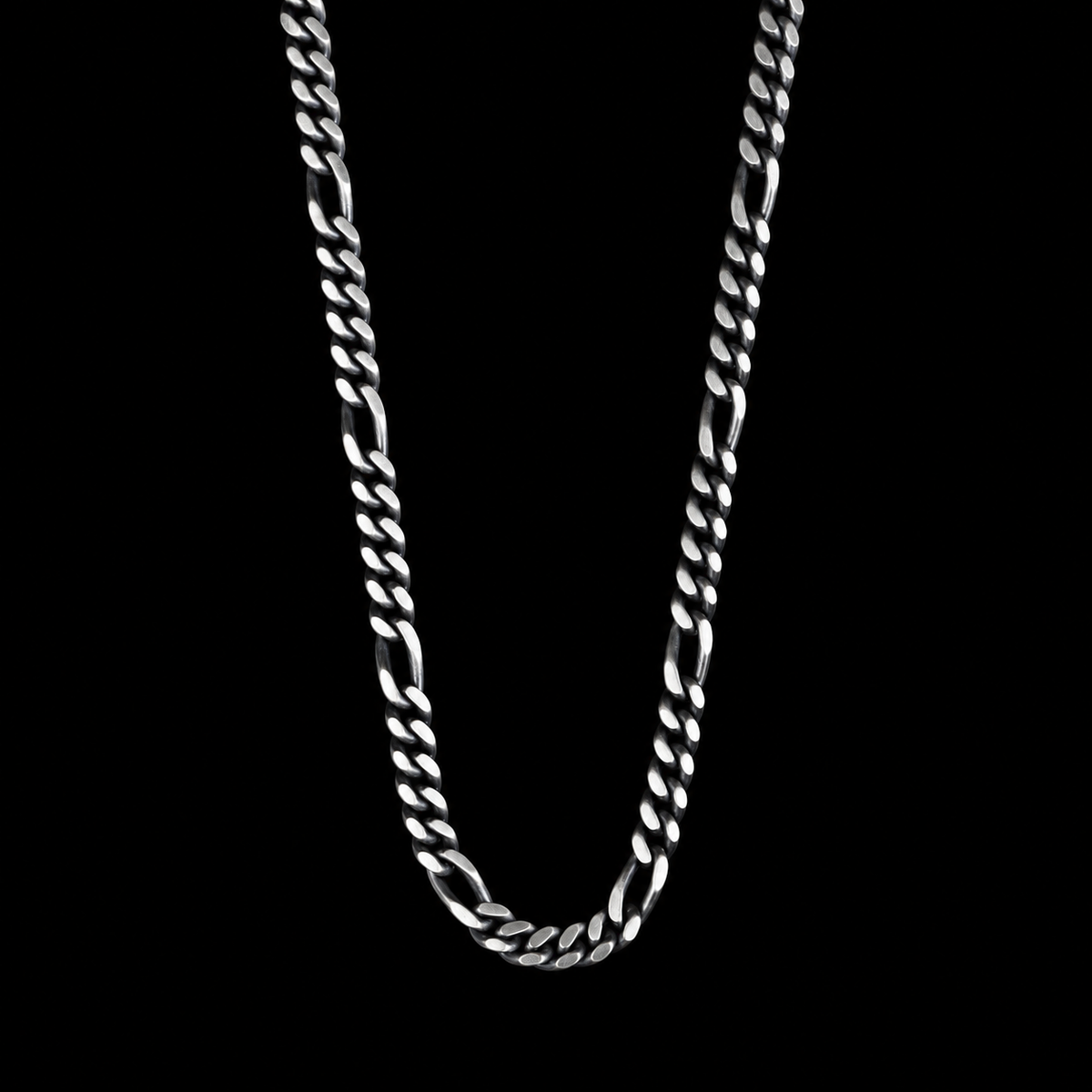 925 Sterling Silver 4mm Curb Chain Necklace for Men
