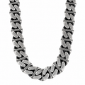 925 Sterling Silver 12mm Heavy Cuban Curb Chain Necklace