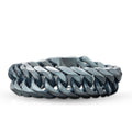 925 Silver Men 22MM Heavy Curb Chain Biker Bracelet