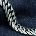 925 Silver Men 22MM Heavy Curb Chain Biker Bracelet