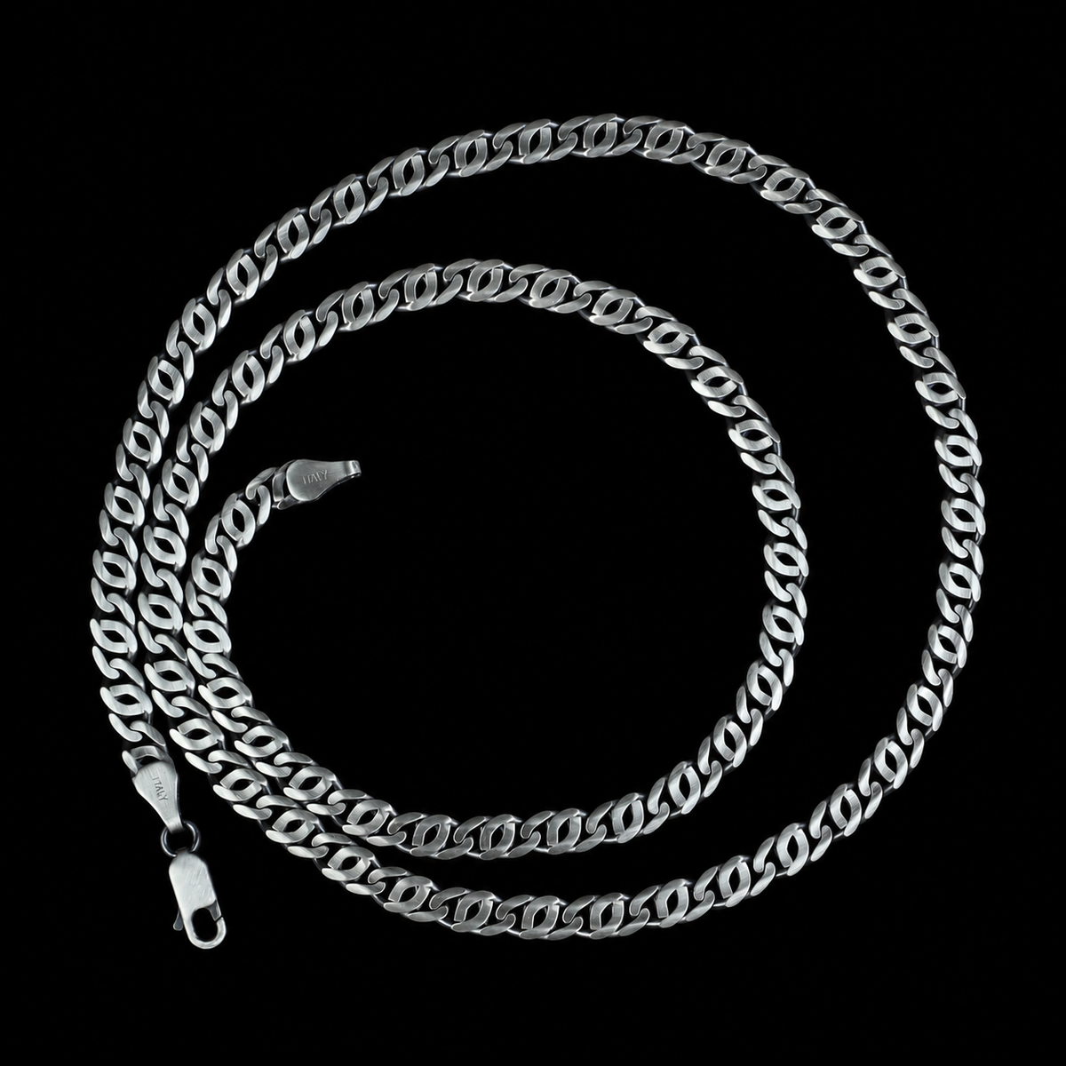 925 Sterling Silver 5mm Cuban Link Chain Necklace for Men