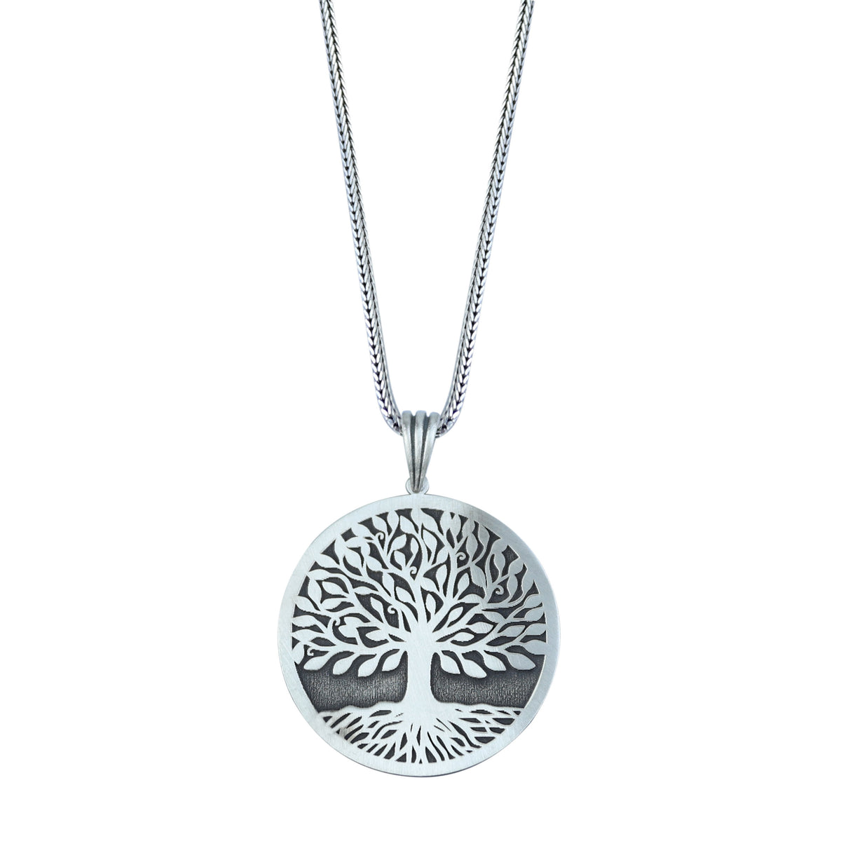 Tree of Life Necklace, 925 Sterling Silver Pendant, Handmade Tree of Life Jewelry, Gift for Men and Women