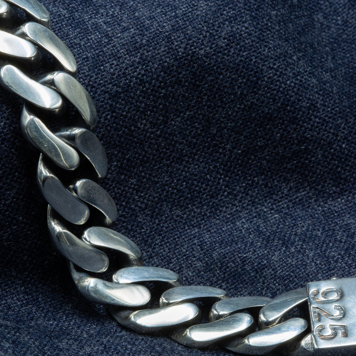 925 Solid Silver 18MM Heavy Cuban Curb Chain Wide Bracelet