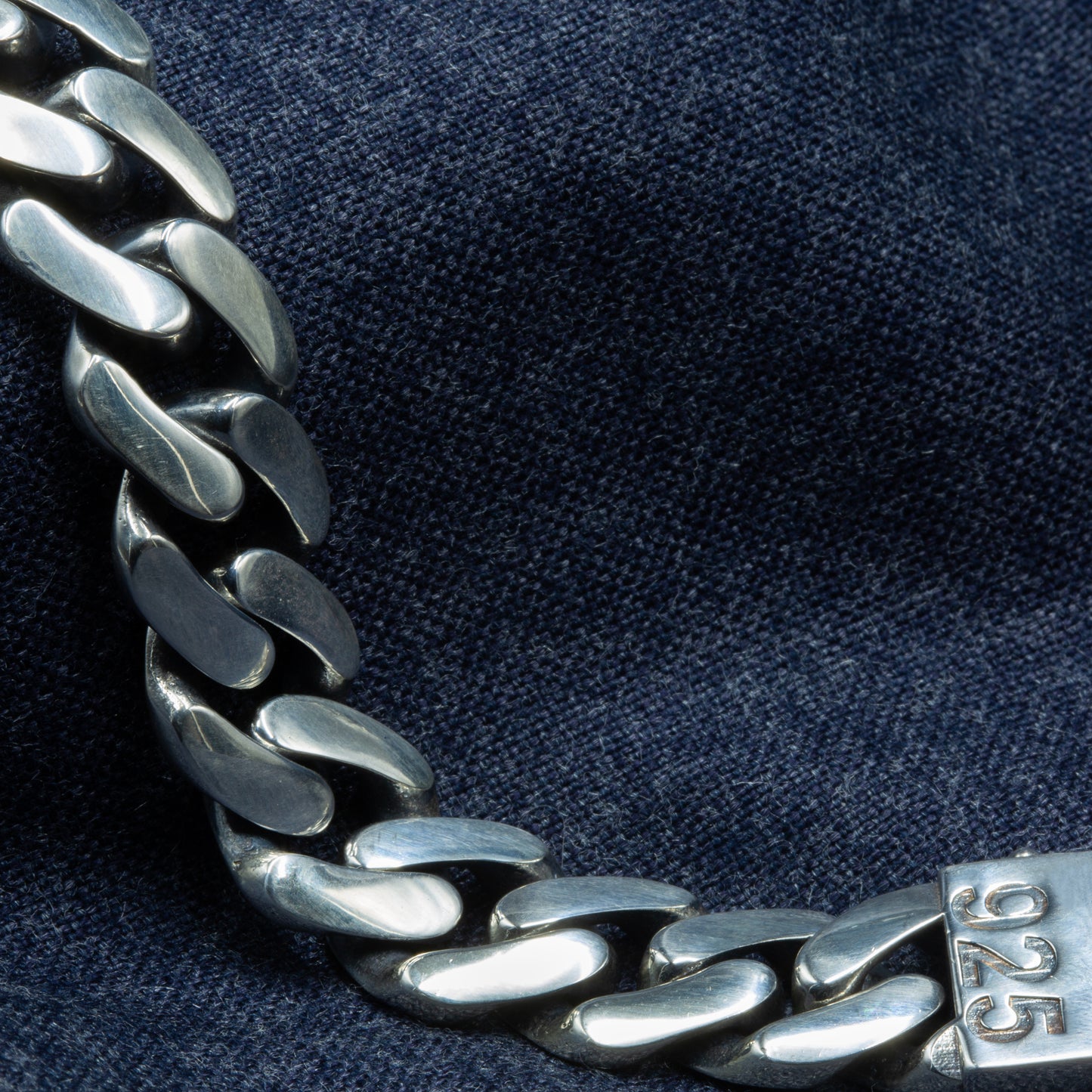 925 Solid Silver 18MM Heavy Cuban Curb Chain Wide Bracelet