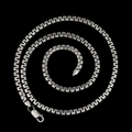925 Sterling Silver 5mm Greek Meander Chain Necklace