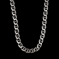 925 Sterling Silver 8mm Cuban Link Chain Necklace for Men