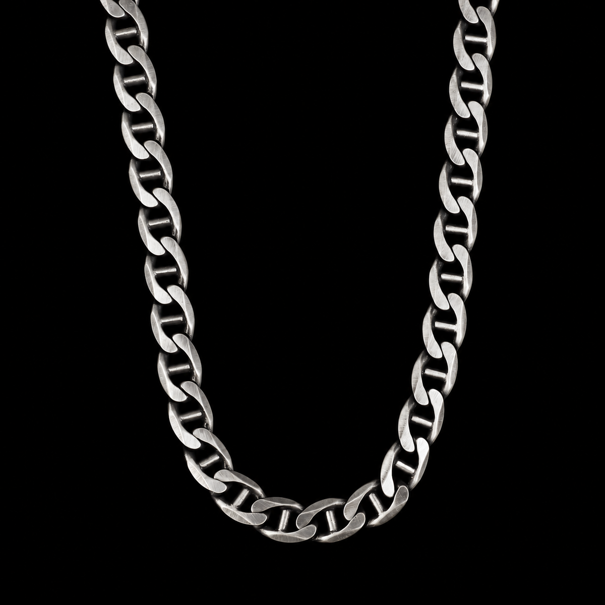 925 Sterling Silver 8mm Cuban Link Chain Necklace for Men