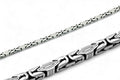 Men Silver Thick Viking Chain Bracelet