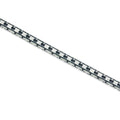Pulsera de cadena gruesa grabada para hombre en plata de ley 925