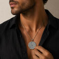 Ayatul Kursi Necklace, 925 Sterling Silver Pendant, Quran Verse Islamic Jewelry, Handmade Arabic Calligraphy Necklace