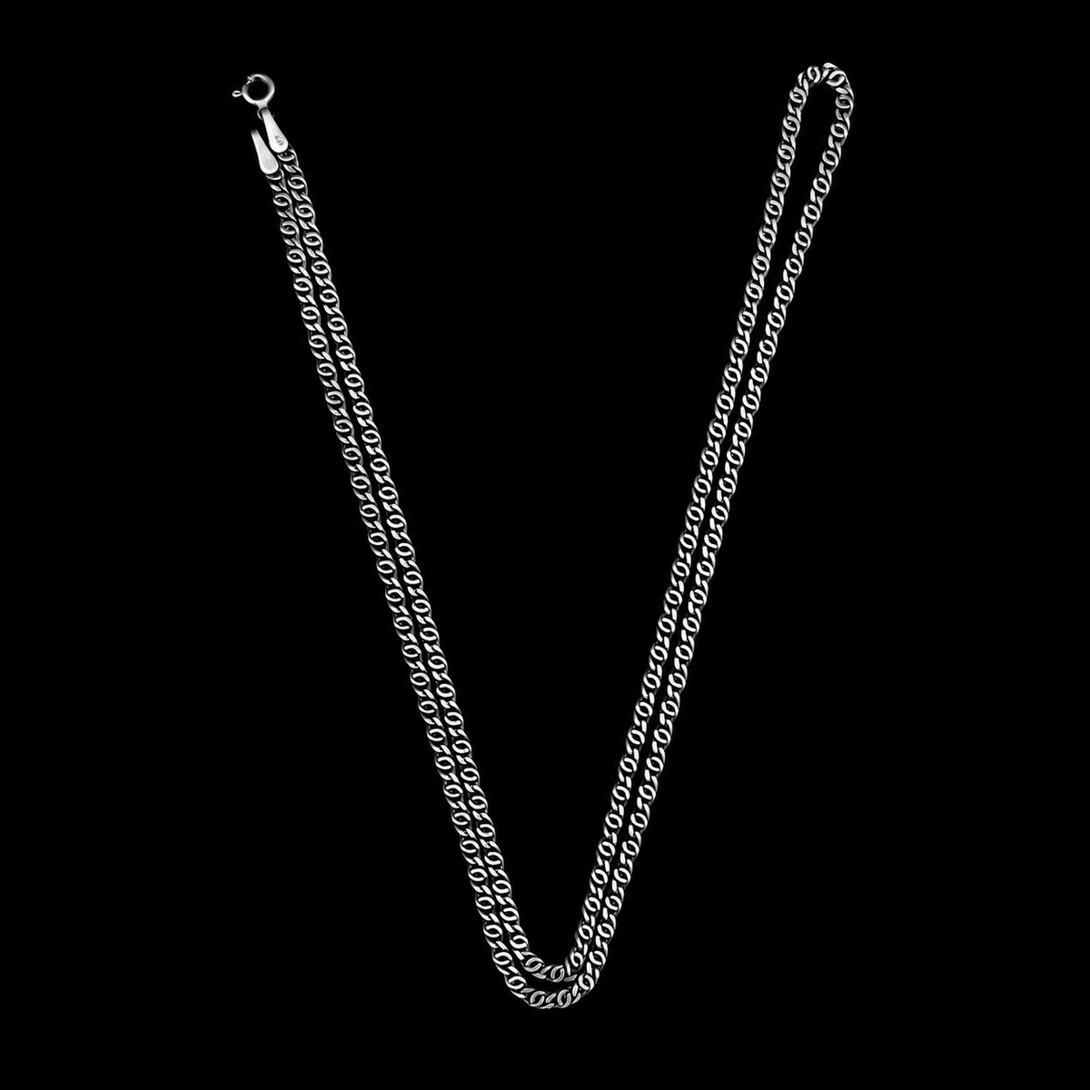 925 Sterling Silver 5mm Cuban Link Chain Necklace for Men