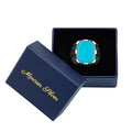Men Handmade Greek Style Turquoise Ring
