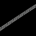 925 Sterling Silver 4mm Curb Chain Necklace for Men