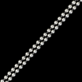925 Sterling Silver 5mm Oxidized Ball Chain Necklace for Men