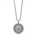 Men’s Oxidized Sterling Silver Chain Necklace – Vintage Gothic Link Chain, Handmade Heavy Silver Statement Jewelry