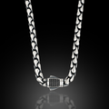 925 Sterling Silver 5mm Oxidized Chain Necklace for Men