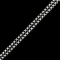 925 Sterling Silver 5mm Box Chain Necklace for Men