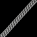 925 Sterling Silver 8mm Cuban Link Chain Necklace for Men