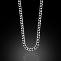 925 Sterling Silver 5mm Cuban Curb Chain Necklace for Men