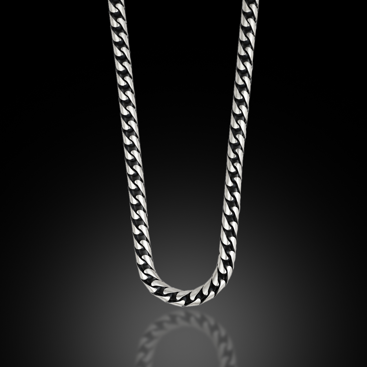 925 Sterling Silver 5mm Cuban Curb Chain Necklace for Men