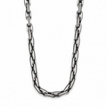 925 Sterling Silver Oxidized Gothic Chain Necklace for Men