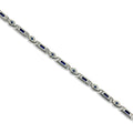 925 Silver Sapphire Byzantine Vintage Chain Bracelet