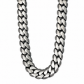 925 Sterling Silver 10mm Handmade Cuban Curb Chain Necklace for Men