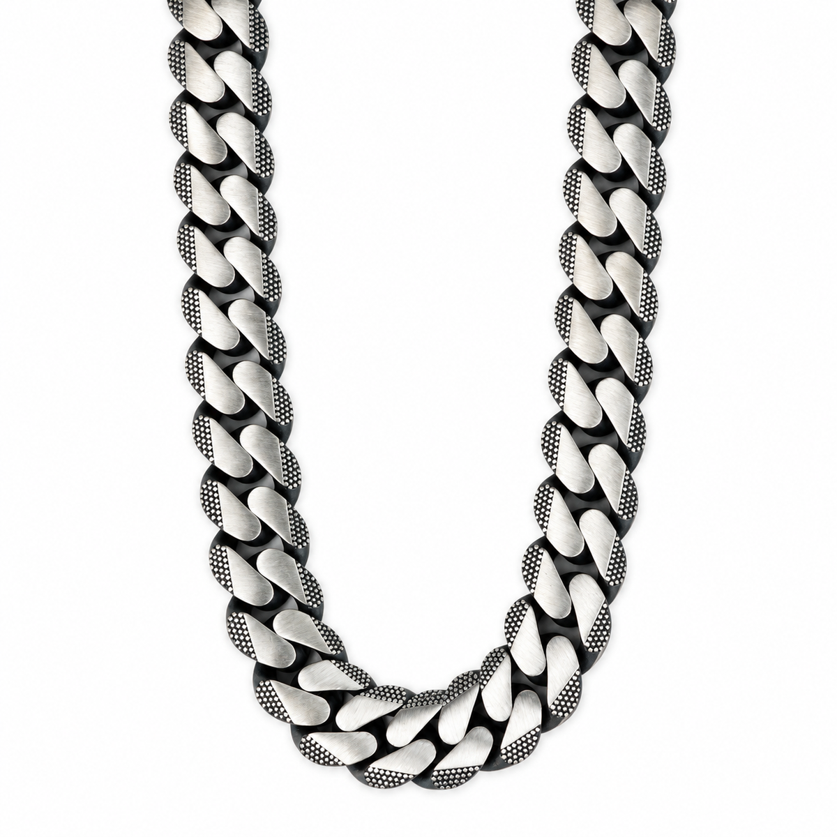 925 Sterling Silver 10mm Handmade Cuban Curb Chain Necklace for Men