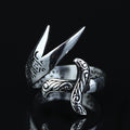 925 Sterling Silver Zulfiqar Ring – Double Sword Hz. Ali Ring for Men